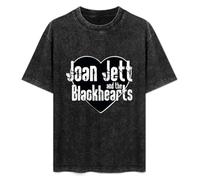 Jett Joan and The Blackhearts Unisex T-Shirt Graphic Top Printed Tee Mens Black Shirt XXL