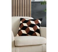 'Jett' Tufted Geo Textured Filled Cushion Appletree Multi 43cm x 43cm