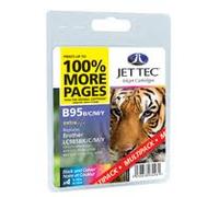 Jettec 101B098521 Jettec Multipack CMYK Ink Cartridges for LC985 Multi Pack