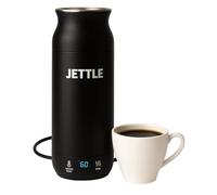 Jettle - Electric Boiler - Portable Travel Warmer for Coffee, Tea, Milk Soup, Stainless Steel Travel Water Pot with Temperature Control, LED, Auto Shut-Off, 450ml,