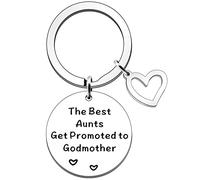 JETTOP Godmother Gifts from Godchild Will You Be My Godmother Birthday Christmas Gifts for Godmother The Best Aunts Get Promoted to Godmother