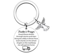 JETTOP Lorry Driver Gifts - Truck Driver Gifts for Men Keep Trucker Accessory for Christmas Birthday Father's Day Keyring