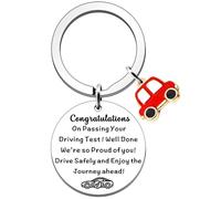 JETTOP Passed Driving Test Gifts Congratulations On Passing Your Driving Test Gift Drive Safe Keyring for Just Passed Driving Test New Driver Gifts
