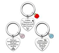 JETTOP Teacher Gifts for Women Men Thank You Nursery Teacher Gifts Teacher Leaving Gift 3PCS