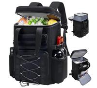 Jetviivid Cooler Backpack - 35 Can Insulated Backpack Soft Cooler Bag with Handle, Tactical Leakproof Thermal Bag Waterproof Lunch Backpack for Camping, Beach, Hiking, Picnic, Fishing, Travel