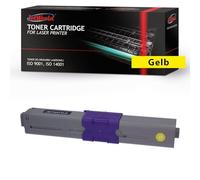 JetWorld Toner Compatible with Oki 44469723 Yellow for C310dn, C330dn, C510dn, C511dn, C530dn, C531dn, MC561dn, MC562dn, MC562dnw, MC562w 5000 Pages per Toner Cartridge, High Quality Print