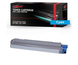JetWorld Toner Compatible with Oki 45862816 Cyan for MC873dn, MC873dnc, MC873dnct, MC873dnv, MC873dnx, MC883dn, MC883dnct, MC883dnv 10000 Pages per Toner Cartridge, High Quality Print