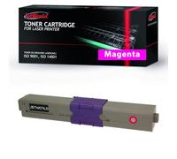 JetWorld Toner Replacement for Oki C301 44973534 Magenta for 301dn, C321dn, MC332dn, MC342dn, MC342dnw 1500 Pages per Toner Cartridge