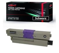 JetWorld Toner Replacement for Oki C301 44973536 Black for 301dn, C321dn, MC332dn, MC342dn, MC342dnw 2200 Pages per Toner Cartridge