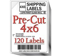 JETZAP Pre-Cut 4x6 Shipping Labels | Work on Most Inkjet and Laser Printers | Just Load & Print | USPS UPS FedEx for Home Printers | 120 Pack