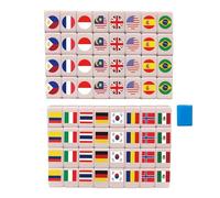 Jeu De Mahjong Traditionnel - Coffret Mah Jong De Voyage | 5.31 Pouces Mini Mahjong De Table | Jeu De Société Famille Stratégie, Stimule Les Compétences Cognitives, Parfait Pour Les Cadeaux