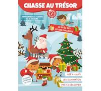 Jeu de Piste des Lutins Farceurs (7 à 10 ans) | Livre-jeu à découper pour un goûter de Noël ou une activité en Famille: Chasse au Trésor de Noël Clé en Main !