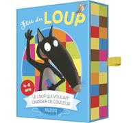 PHILIPPE AUZOU Jeu du Loup: Le Loup qui voulait changer de couleur - French Fairy Tale Game - Age 0-36 Months