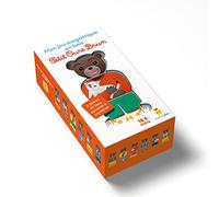 Mon jeu magnétique en bois Petit Ours Brun: 9 pièces en bois aimantées à combiner