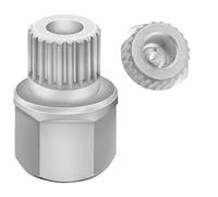 JEUCLEL 40/23PT Wheel Locking Nut Key for BMW, Anti-Theft Lug Nut Removal | Wheel Lock Nut Socket Adapter, Anti-Theft Screw Remover, Hand Repair Tool, Tyre Fitting, garage