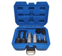 JEUCLEL 8PCS Common Rail Diesel Injector Repair Kit Compatible with Bosch, Denso and Siemens injectors, Special Tools to loosen and Remove the Injector's Internal Fixings, Injector Valve Seat Socke