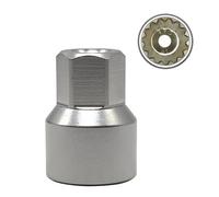 JEUCLEL ABC-61 - Wheel Locking Nut Key for Porsche VW Toureg Panamera/Cayenne/Macan/Cayman/SUV, Wheel Lock Nut Scoket Adapter, Wheel Anti-Theft Lug Nut Removal Tool, Anti-Theft Screw Remover