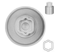 JEUCLEL Type A Wheel Locking Nut Key for Land Rover, Lug Nut Removal Tool | Wheel Lock Nut Socket Adapter, Anti-Theft Lug Nut Removal Tool, Anti-Theft Screw Remover, Repair Tool, Tyre Fitting, garage