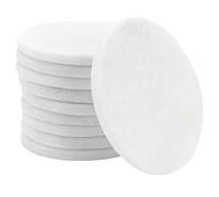 JEUIHAU 10 Pcs White Painting Pebbles Stones, 10x8cm Oval Smooth Pebbles for Painting, Flat Stones for Arts, DIY Craft and Home Decoration