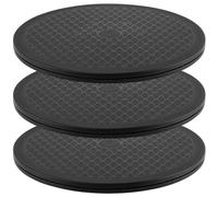 JEUIHAU 3 Pack 12 Inch Rotating Swivel, 360 Degree Heavy Duty Lazy Susan Turntable with Steel Ball Bearings, Plant Turntable for Pottery Sculpture Art Craft, 88lbs Loading Capacity