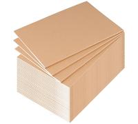 JEUIHAU 30 Pack B5 Blank Notebook, Brown Kraft Cover Plain Notebooks 72 Pages Unlined Notepad Sketchbook for Writing, Travel, Business
