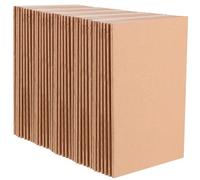 JEUIHAU 40 Pack A5 Blank Notebook, 14 × 20.5cm Kraft Paper Notebook, Plain Notepad Bulk for Artists, Drawing, Sketchbook, Office Supplies