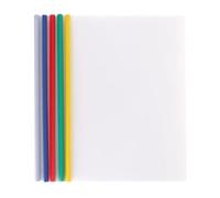 JEUIHAU 40 Pcs A4 Report Covers with Sliding Bar, Clear Clip Bar Files Project Presentation Covers Hold Up to 60 Sheets for Home School Office Documents, Mixed Colours