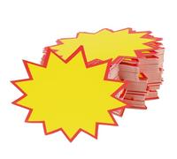 JEUIHAU 500 Pcs Price Tags, Promotion Price Tag Blank Retail Sale Signs for Retail Store Grocery Party, 13 x 17 cm (No Sticky on The Back)