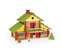 Jeujura JeujuraJ8005 Wooden Construction Chalet in a Suitcase (240-Piece)