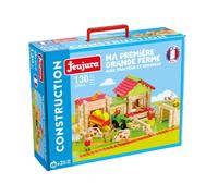 Jeujura - My First Big Farm, Tractor & Trailer-130 pcs Building Kits, Multicolor (J8237)