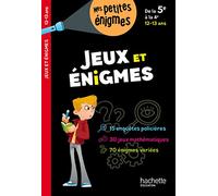 Jeux et énigmes - De la 5e à la 4e - Cahier de vacances 2026