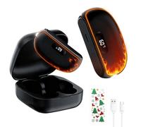JEUXDOS Portable Magnetic Hand Warmers, AI Hand Warmers Rechargeable 2 Pack with Charging Box, Fast Heating, Pocket Heater for Women Men, Gifts for Christmas, Travel Essentials, Camping Accessories