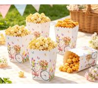 JeVenis 10PCS Wildflower Floral Popcorn Boxes Off the Market Party Decor