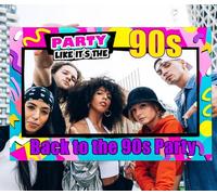 JeVenis 90s Photo Booth Props & Decorations - Back to 90s Party Kit