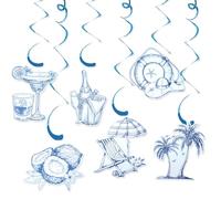 JeVenis Blue Last Toast On The Coast Banner Beach Bach Banner Beach Bachelorette Party Decorations Coastal Bach Party Supplies