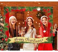 JeVenis Christmas Photo Booth Props Christmas Photo Frame Props Christmas Party Supplies Ugly Party Supplies Christmas Party Favors Ugly Sweater Party Props