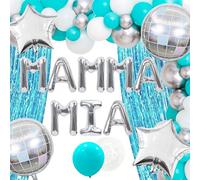 JeVenis Dancing Queen Bachelorette Party Decorations Mamma Mia Bachelorette Decorations Mamma Mia Party Supplies Disco Decoration