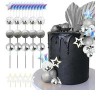 JeVenis Disco Ball Cake Topper Dancing Queen Cake Topper