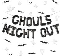JeVenis Ghouls Night Out Decoration Ghouls Just Wanna Have Fun Balloons Garland for Halloween Bachelorette Party Birthday Party Decorations