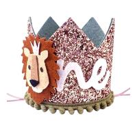 JeVenis Jungle Wild One Hat 1st Birthday Hat Boy Lion Party Decorations First Birthday Hats Boy Safari Party Hats Jungle Wild One Decorations