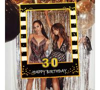 JeVenis Photo Booth Frame Birthday Photo Frame Birthday 30 30 30 30 30