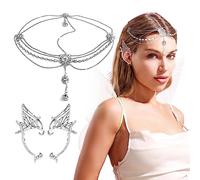 JeVenis Vintage Elf Ear Cuffs Elven Fairy Crown Headband Earrings Elf Cuff