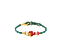 JEVINDA Lucky Bracelet For Women Handmade Tibetan love peace knot Red String Bracelet For Good Luck and Protection Hand Braided Rope Thread, One Size, Nylon, no gemstone