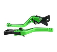 Jeviuwi Motorcycle Handlebar Brake Lever for Vespa PX for Disc Models for LML 125 150 200 for Star PX125 PX150 Adjustable Motorcycle Brake Clutch Levers CNC Motorcycle Brake Clutch Lever(Short Green)