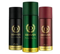 JEVR Hamilton Deo, Caliber Deo, Honour Deo - 165ML Each (Combo pack of 3)| Long Lasting Fragrance Body Deodorant Spray for Men