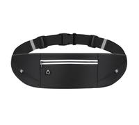 JEVRKAPZ Slim Running Belt Fanny Pack for Men Women, Running Phone Holder Runners Pouch Waist Pack for Workout, Black, 1198