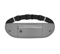 JEVRKAPZ Slim Running Belt Fanny Pack for Men Women, Running Phone Holder Runners Pouch Waist Pack for Workout, Gray, 1198
