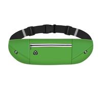 JEVRKAPZ Slim Running Belt Fanny Pack for Men Women, Running Phone Holder Runners Pouch Waist Pack for Workout, Green, 1198