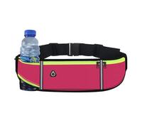 JEVRKAPZ UltraSlim Fanny Packs for Women Men Slim Running Belt Waist Pack Runners Bag Waterproof Money Belt, Pink, 1186