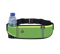 JEVRKAPZ UltraSlim Fanny Packs for Women Men Slim Running Belt Waist Pack Runners Bag Waterproof Money Belt, Green, 1186